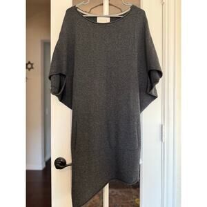 Brochu Walker Cashmere wool Charcoal Sweater Dress 
Medium